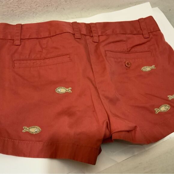 J.Crew Retail - Minnow Chino Shorts, Khaki Red, Women's, Critter Shorts, Size 4 - Picture 3 of 6